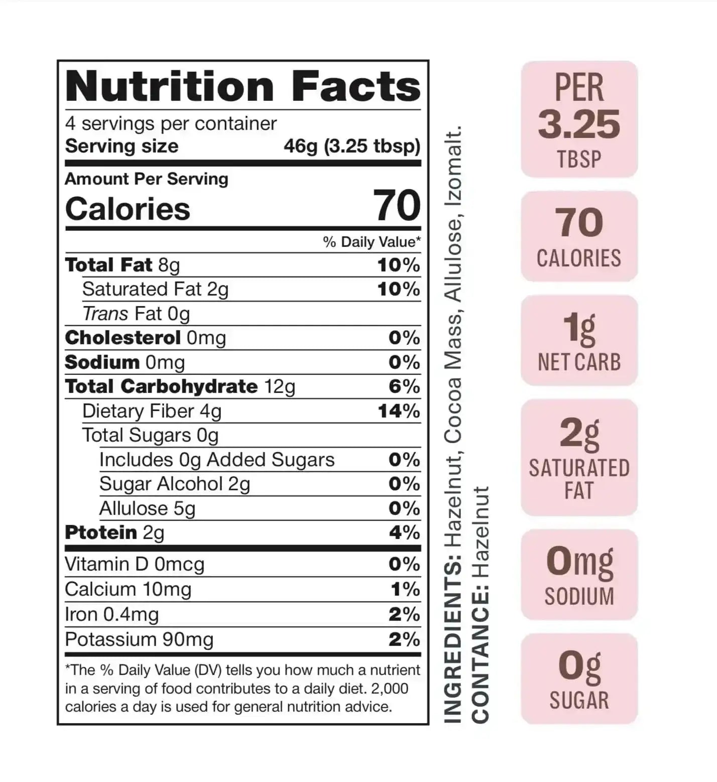 Hazelnut Chocolate Vegan Spread | Flèche Healthy Treats - Flèche Healthy Treats