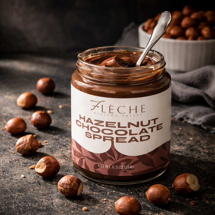 Vegan Hazelnut Spread – Flèche Healthy Treats Vegan Hazelnut Spread – Flèche Healthy Treats