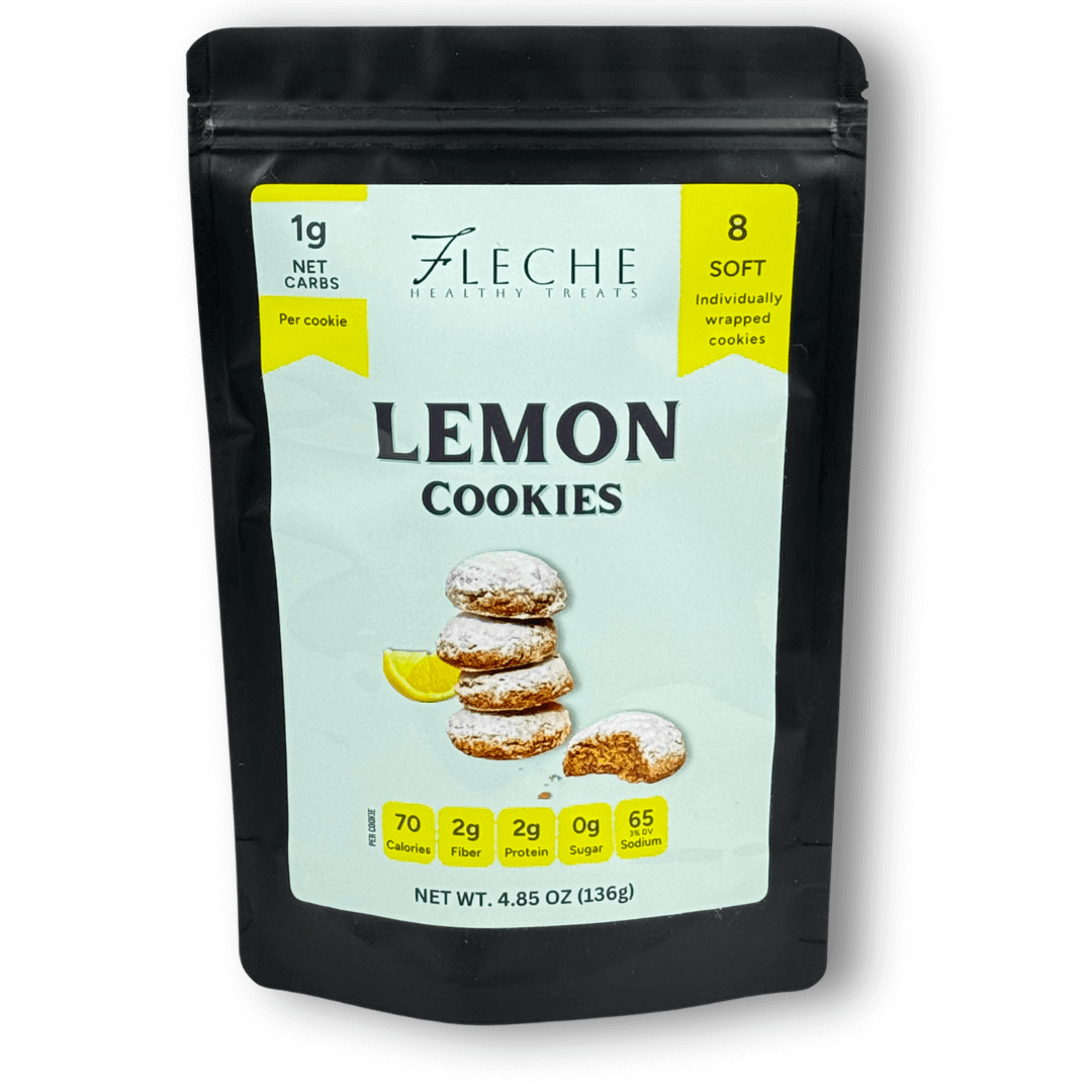 Lemon Cookies Sugar Free Low Calories Low Fat Gluten and Dairy Free