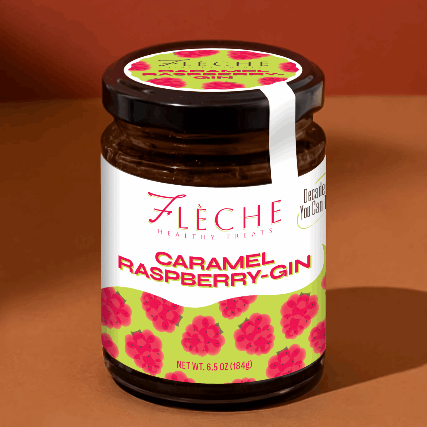 Caramel Raspberry - Gin Spread | Refined Sugar - Free Vegan Caramel – Flèche - Flèche Healthy Treats