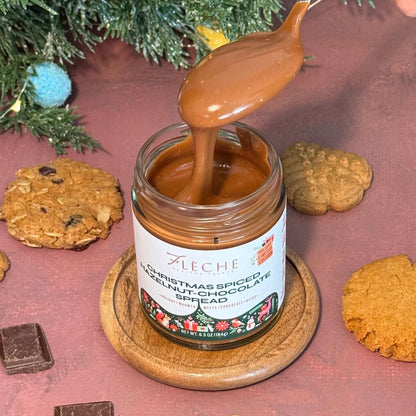 Christmas Spiced Hazelnut Chocolate Spread | Sugar - Free & Plant - based - Flèche Healthy Treats