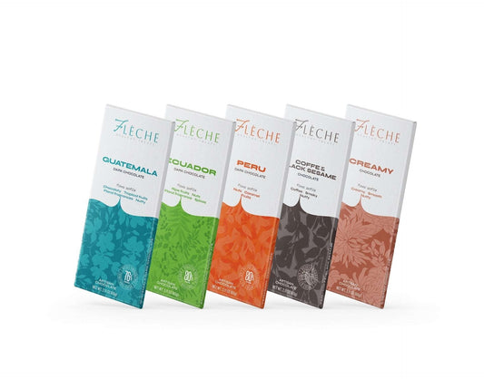 Flèche Artisan Chocolate Bundle – 5 Exquisite Flavors for a Guilt - Free Indulgence - Fleche Healthy Treats