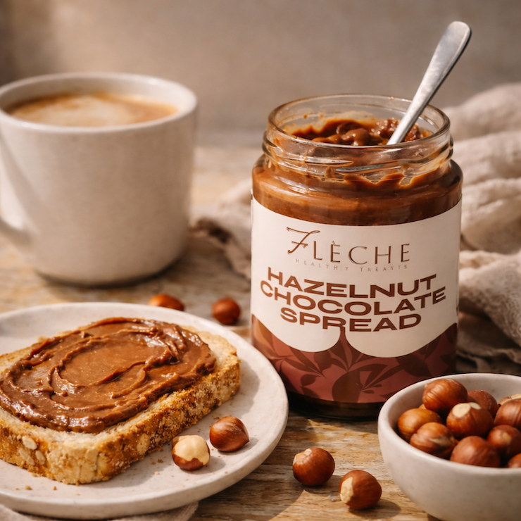 Vegan Hazelnut Spread – Flèche Healthy Treats Vegan Hazelnut Spread – Flèche Healthy Treats