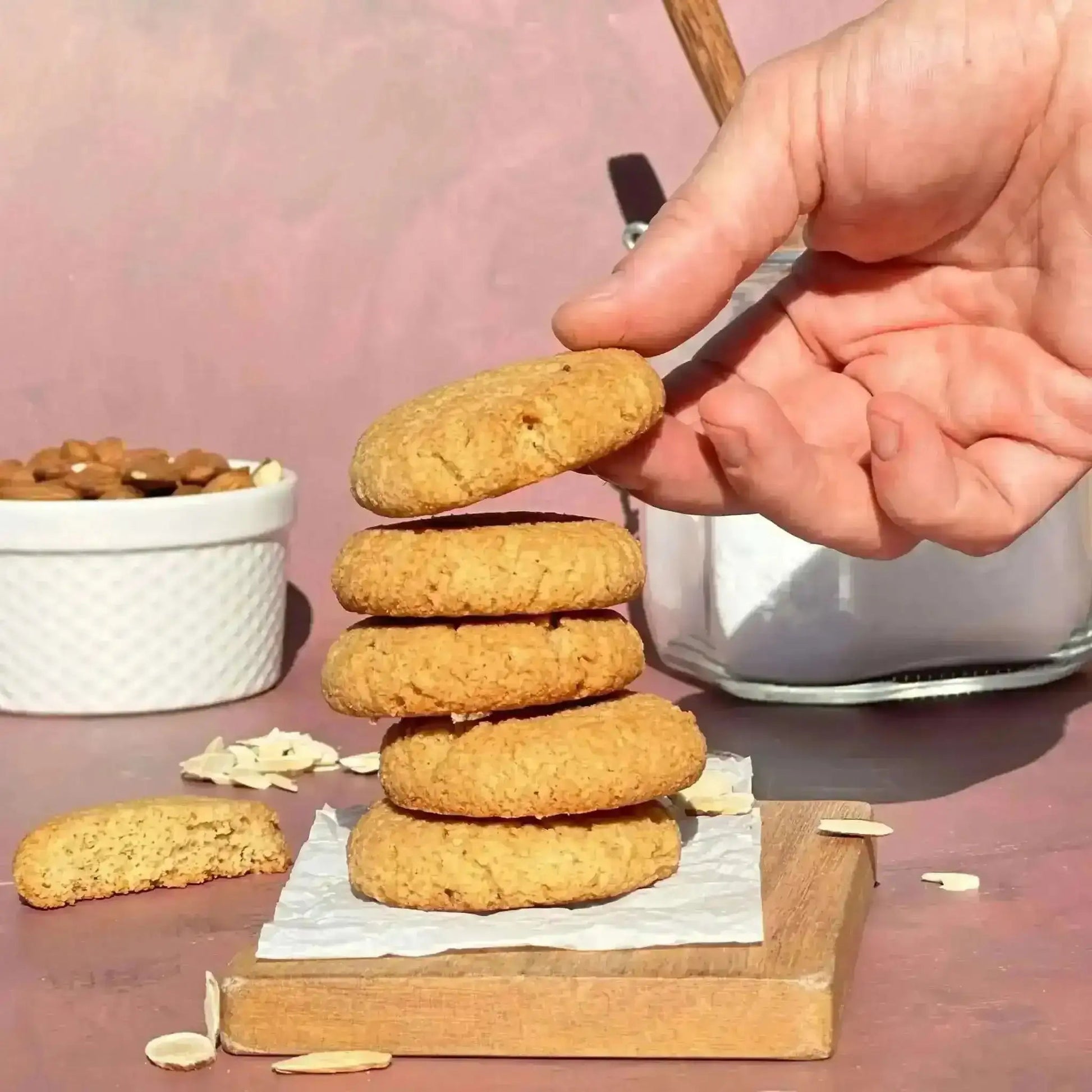Gluten Free Almond Cookies | Flèche Healthy Treats - Flèche Healthy Treats