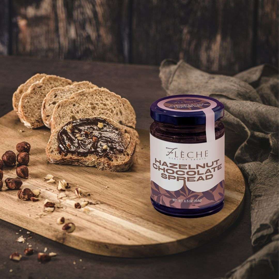 Hazelnut Chocolate Spread - Sugar - Free, Keto & Vegan - Friendly | Flèche Healthy Treats - Fleche Healthy Treats