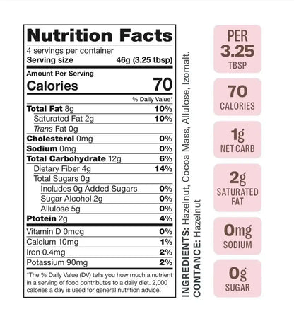 Hazelnut Chocolate Vegan Spread | Flèche Healthy Treats - Flèche Healthy Treats