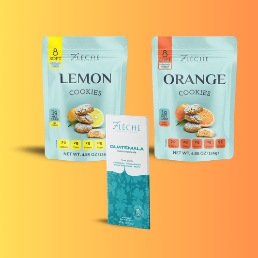 Mother’s Day Citrus Gift Set Cookies with Chocolate | Flèche Healthy Treats - Fleche Healthy Treats