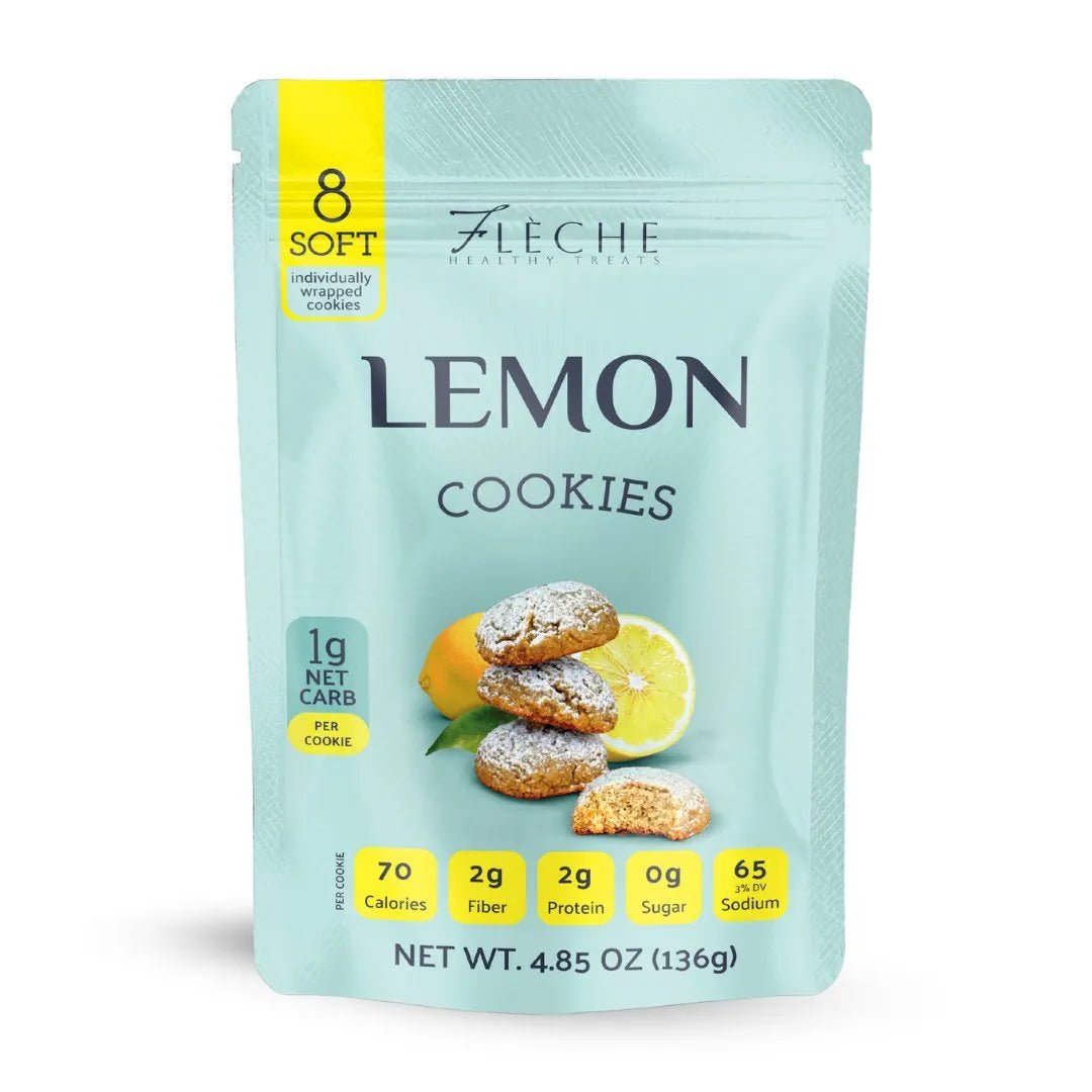 Sugar Free Lemon Cookies | Flèche Healthy Treats - Flèche Healthy Treats
