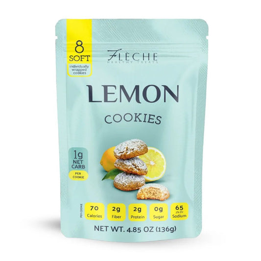 Sugar Free Lemon Cookies | Flèche Healthy Treats - Flèche Healthy Treats