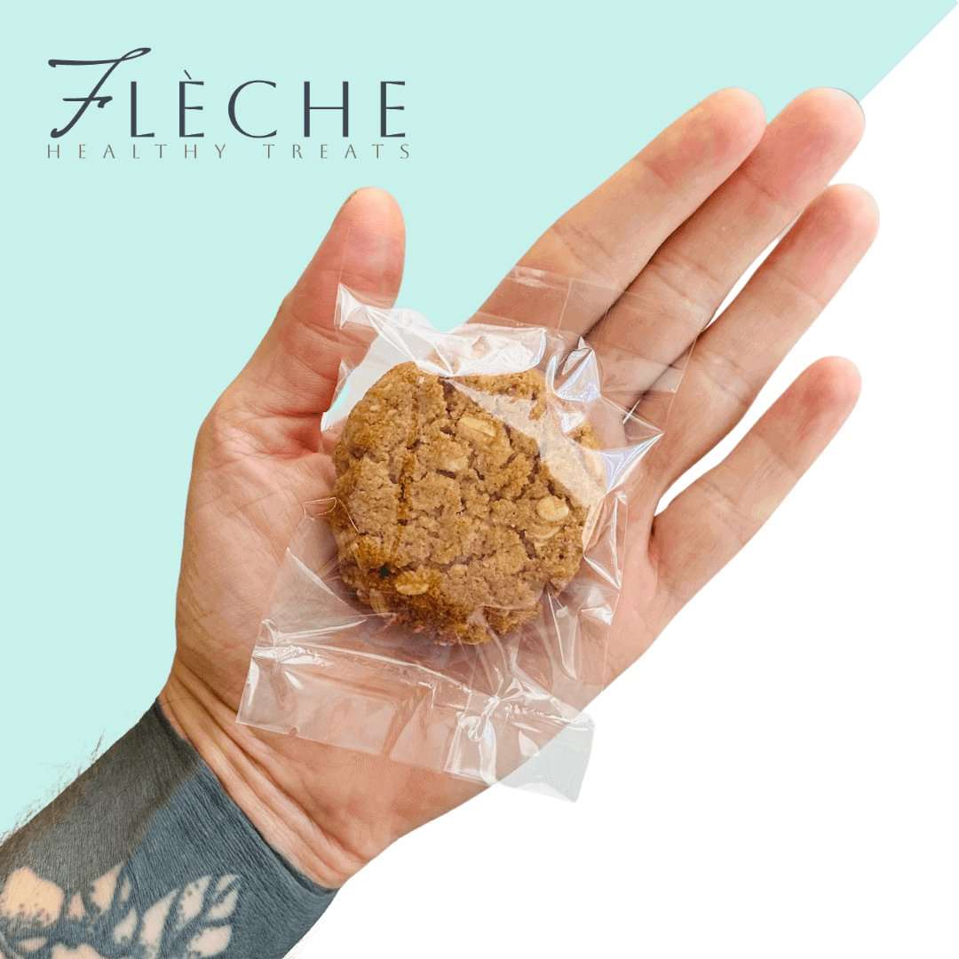 Sugar Free Oatmeal Cookies (Bag of 5 cookies) - Fleche Healthy Treats