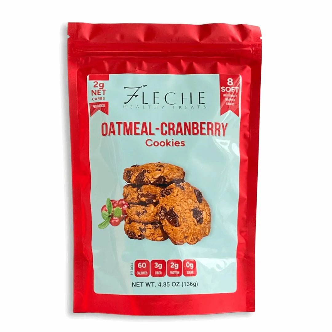 Sugar - Free Oatmeal Cranberry Cookies | Limited Edition - Flèche Healthy Treats