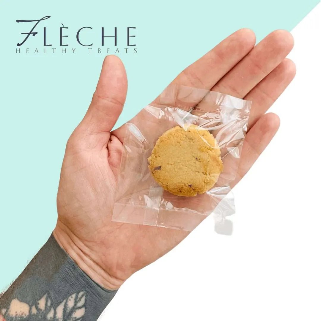 Vegan Lemon Lavender Cookies (Bag of 5 cookies) - Flèche Healthy Treats