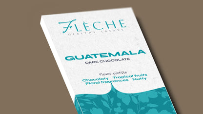 Vegan Sugar Free 76% Dark Chocolate Guatemala | Flèche Healthy Treats - Fleche Healthy Treats