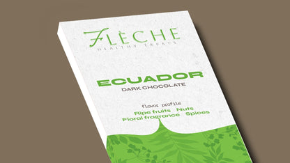 Vegan Sugar - Free 80% Dark Chocolate Ecuador | Flèche Healthy Treats - Fleche Healthy Treats