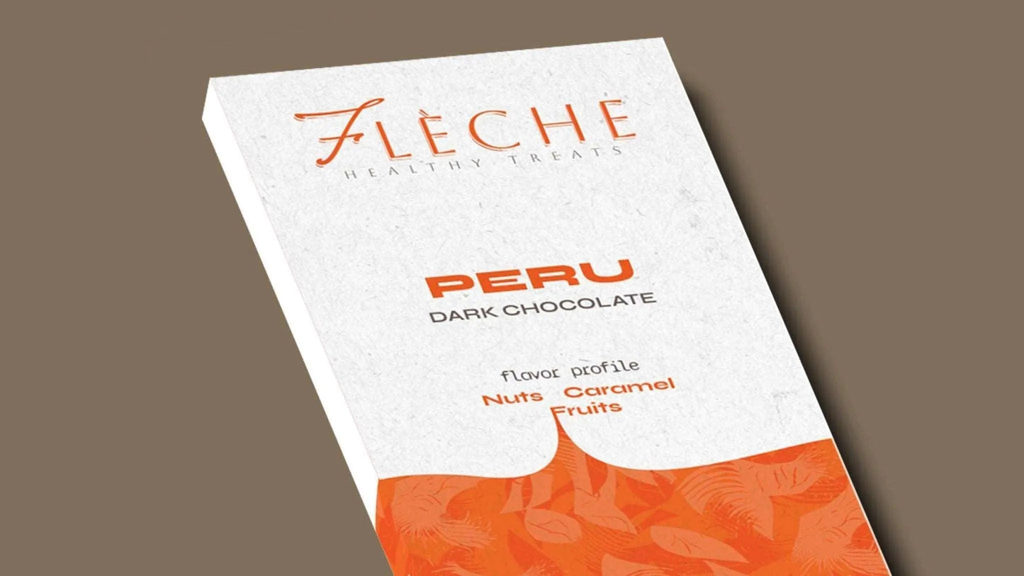 Vegan Sugar Free 80% Dark Chocolate Peru | Flèche Healthy Treats - Flèche Healthy Treats