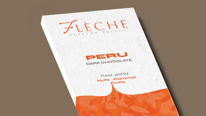 Vegan Sugar Free 80% Dark Chocolate Peru | Flèche Healthy Treats - Fleche Healthy Treats