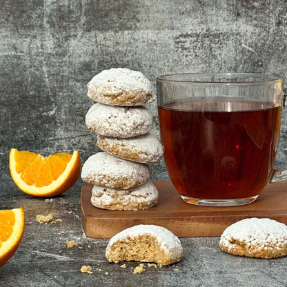 Orange Cookies Sugar Free Low Calories Low Fat Gluten and Dairy Free - Fleche Healthy Treats